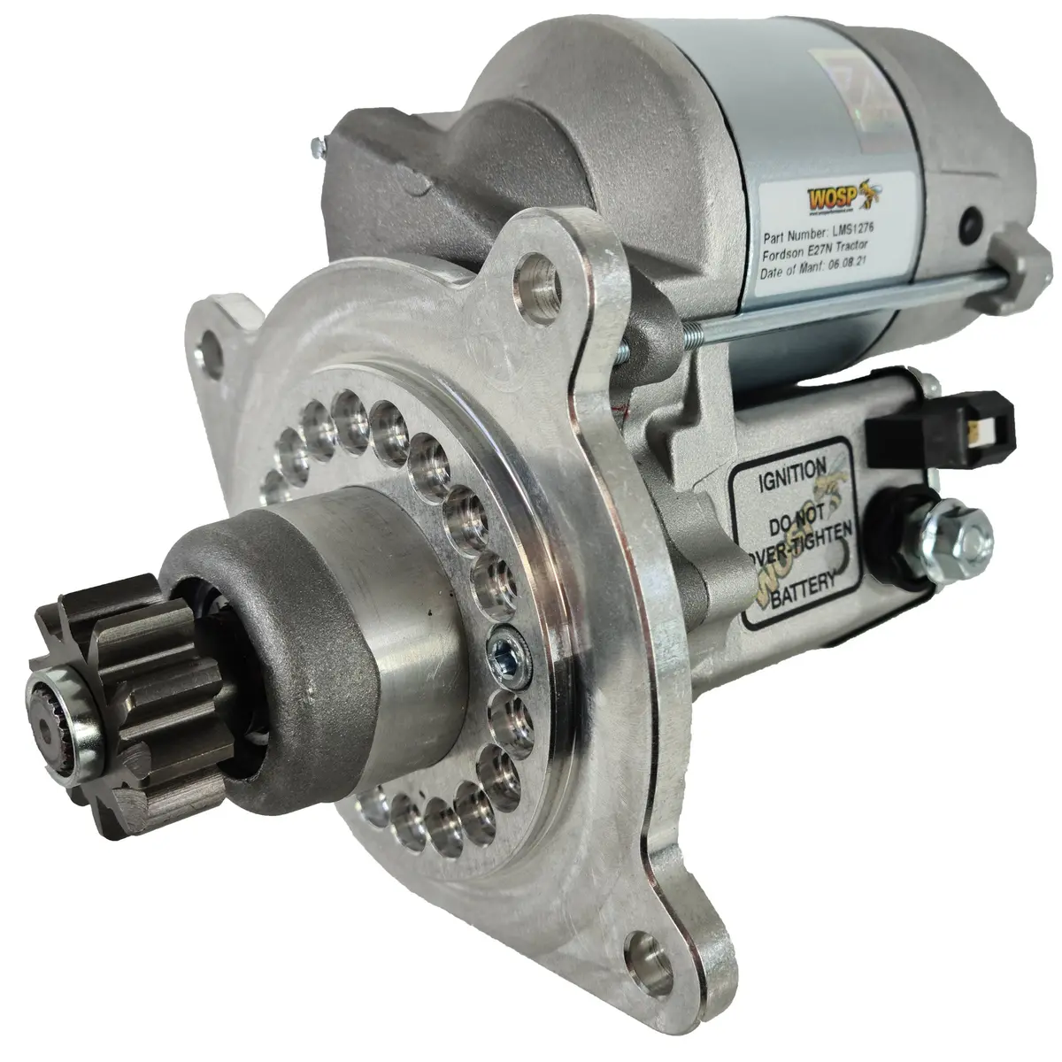 Wosp Lms1276 Starter Motor 12V 1.4Kw Fits Fordson E27n Tractor High Torque Starter Motor 1
