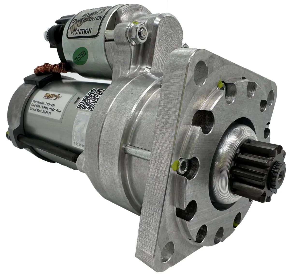 Wosp Lms1294 Starter Motor 12V 2Kw Fits Ford Kent / Crossflow / Bda (135 Tooth Ring Gear) High Performance Starter Motor 1