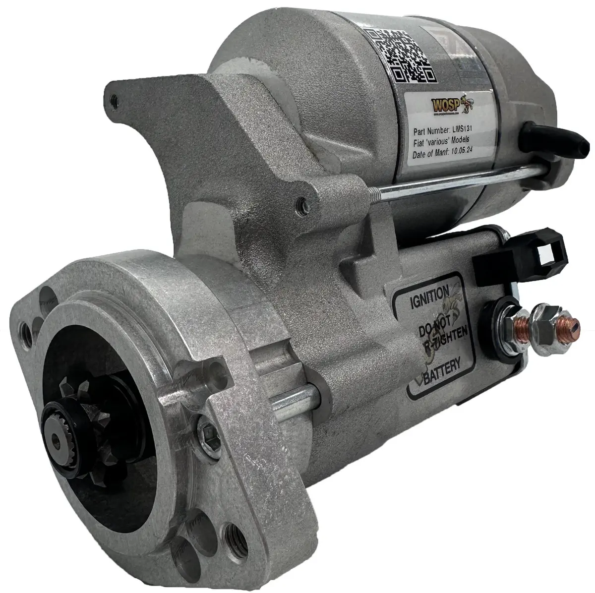 Wosp Lms131 Starter Motor 12V 1.4Kw Fits Fiat 'Various Models' High Torque Starter Motor 1