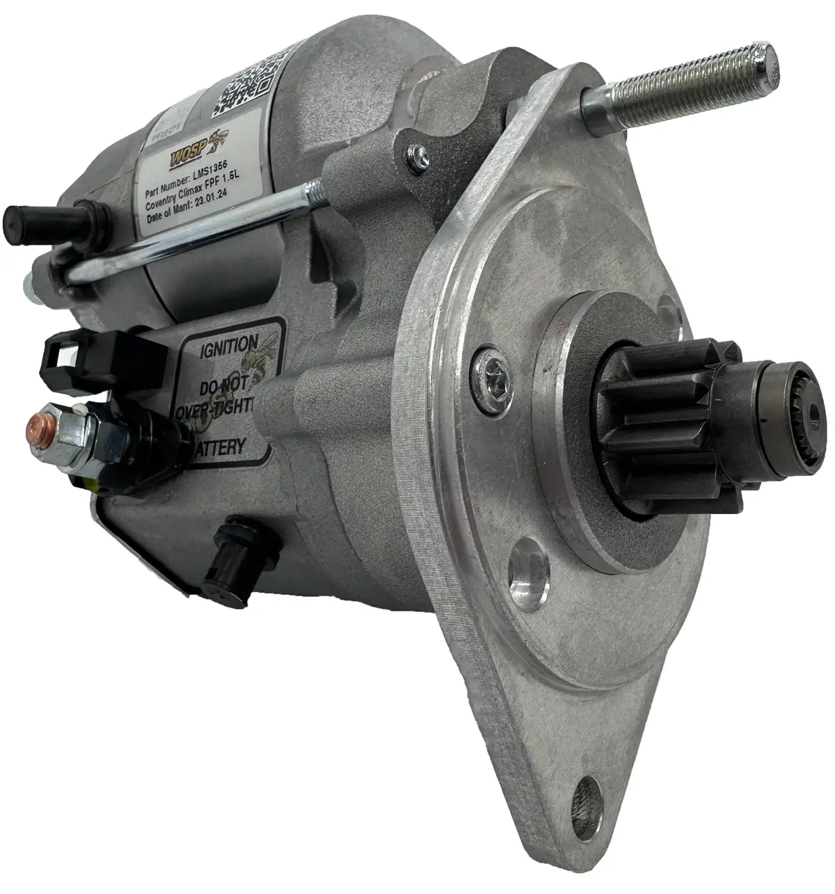 Wosp Lms1356 Starter Motor 12V 1.4Kw Fits Coventry Climax Fpf 1.5L (113 Tooth Flywheel) High Torque Starter Motor 1