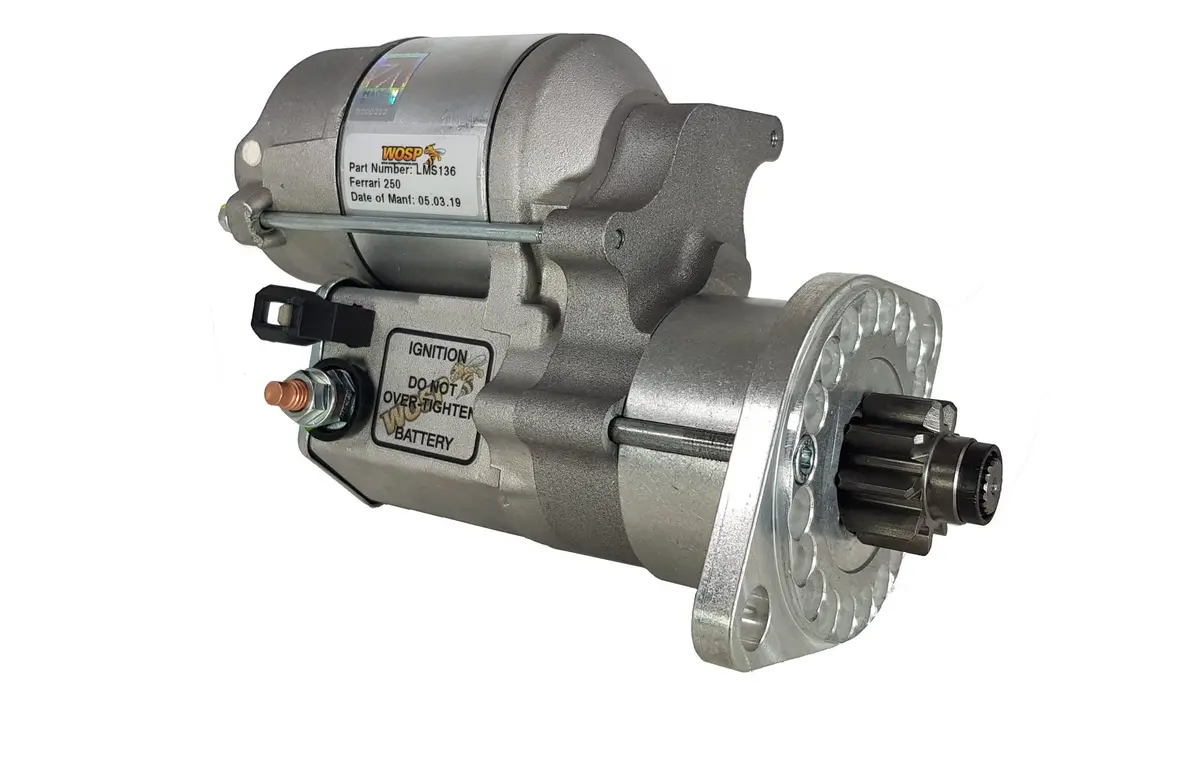 Wosp Lms136 Starter Motor 12V 1.4Kw Fits Ferrari 250 High Torque Starter Motor 1