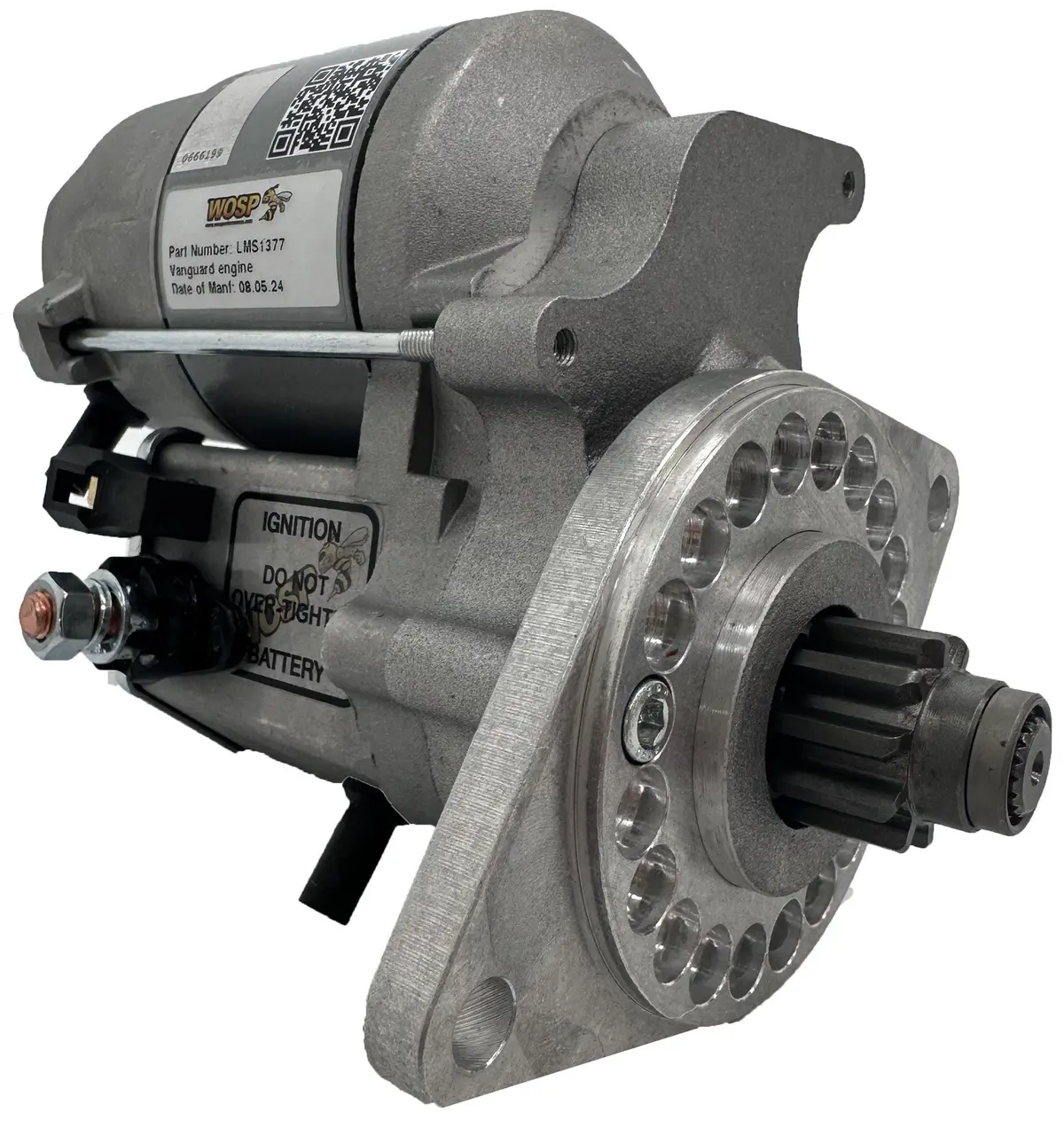 Wosp Lms1377 Starter Motor 12V 1.4Kw Fits Vanguard Engine (10 Tooth 29Mm Pinion) High Torque Starter Motor 1