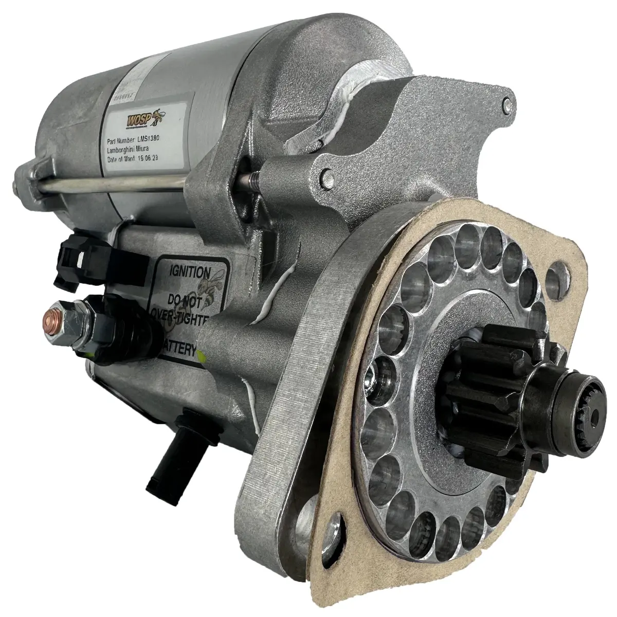 Wosp Lms1380 Starter Motor 12V 2Kw Fits Agricultural & Industrial 'Various' Inc. Lamborghini Miura High Torque Starter Motor 1