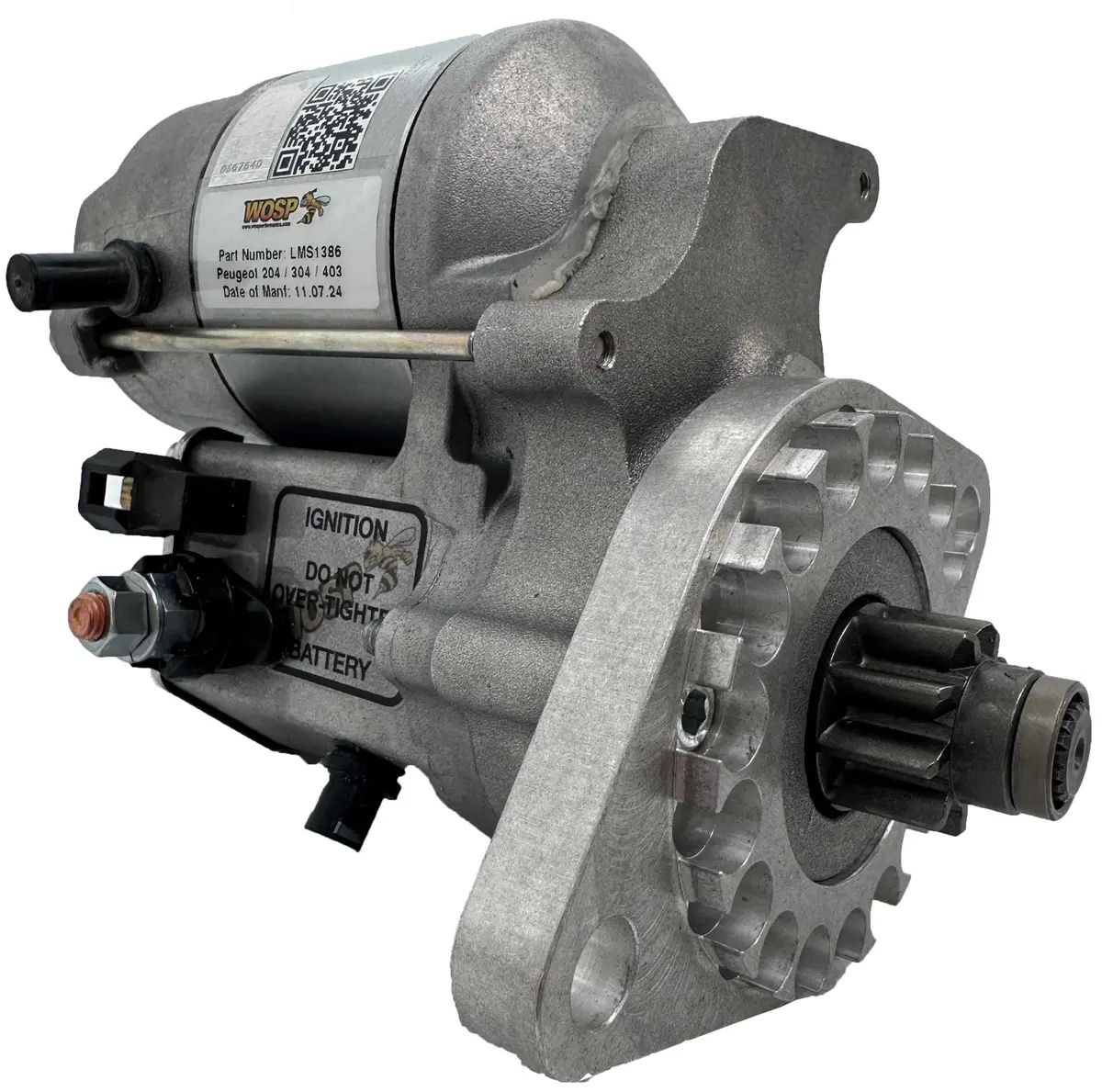 Wosp Lms1386 Starter Motor 12V 1.4Kw Fits Peugeot 204 / 304 / 403 High Torque Starter Motor 1