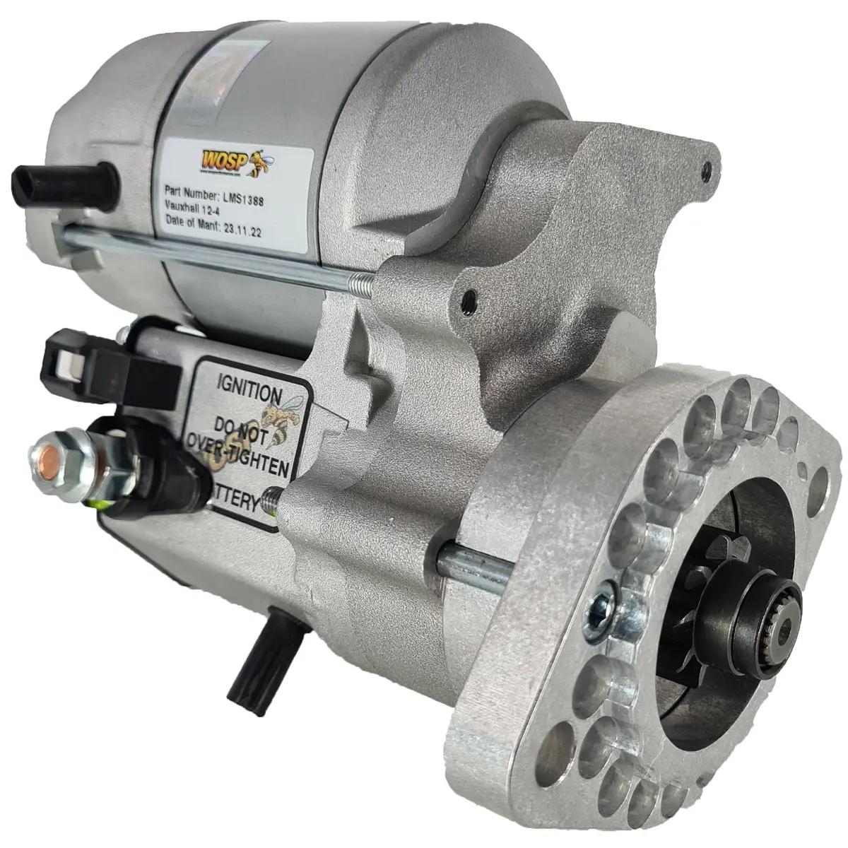 Wosp Lms1388 Starter Motor 12V 1.4Kw Fits Vauxhall 12-4 High Torque Starter Motor 1