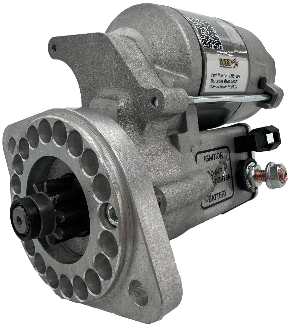 Wosp Lms1392 Starter Motor 12V 1.4Kw Fits Mercedes Benz 190Sl (121) '57-'63 High Torque Starter Motor 1