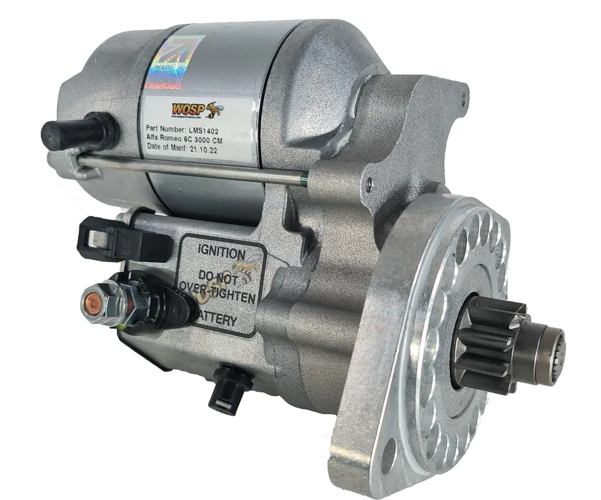 Wosp Lms1402 Starter Motor 12V 1.4Kw Fits Alfa Romeo 6C 3000 Cm High Torque Starter Motor 1