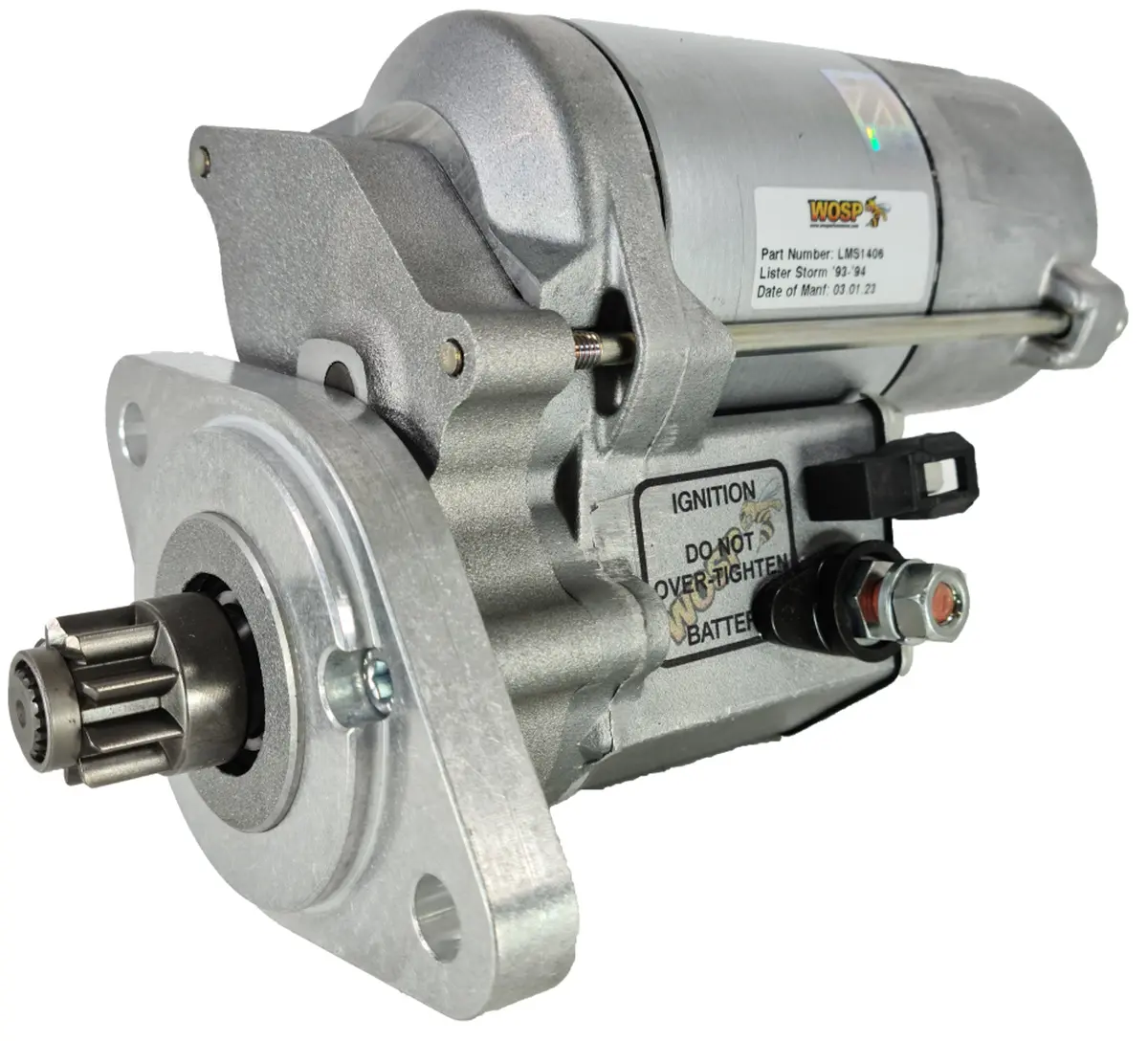 Wosp Lms1406 Starter Motor 12V 2Kw Fits Lister Storm O.E Starter Motor 1