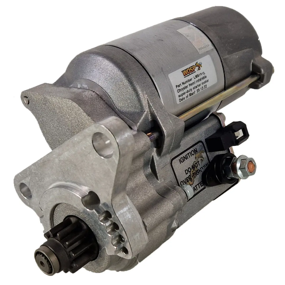 Wosp Lms1412 Starter Motor 12V 2Kw Fits Chrysler / Mopar / Hemi (Leanders Clutch / Chevrolet Ring Gear) V8 High Torque Starter Motor 1