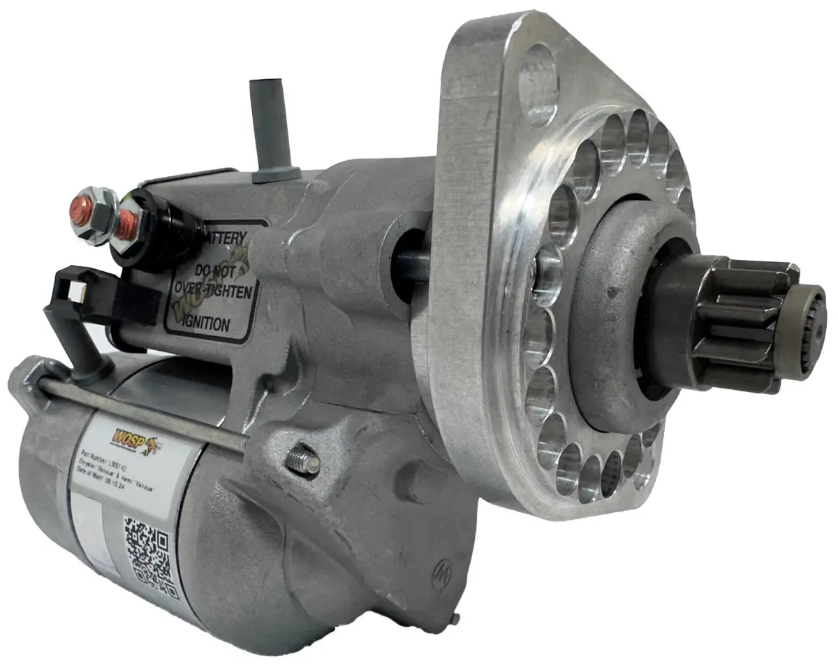 Wosp Lms142 Starter Motor 12V 1.4Kw Fits Chrysler 'Various' & Hemi 'Various' High Torque Starter Motor 1