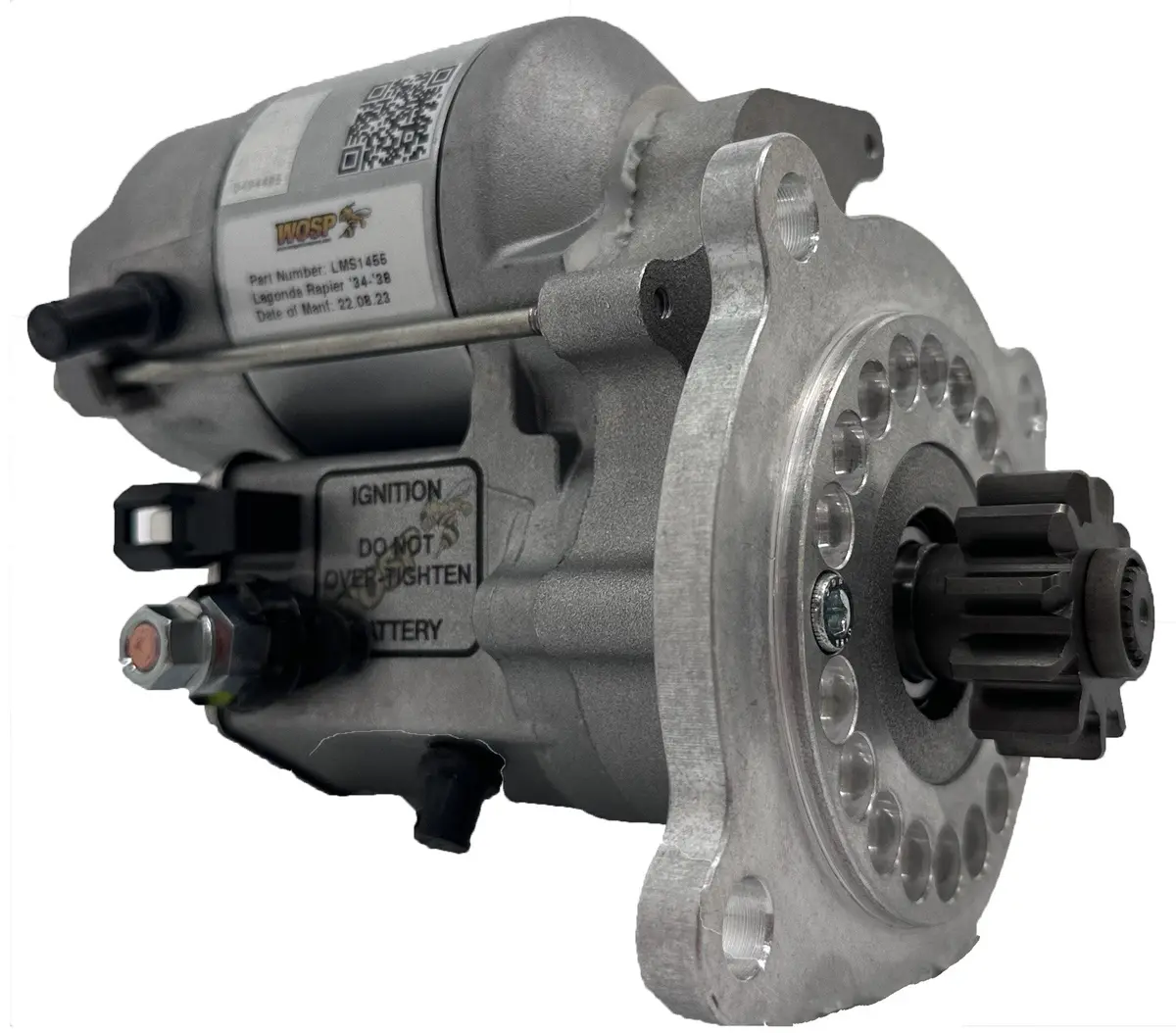 Wosp Lms1455 Starter Motor 12V 1.4Kw Fits Lagonda Rapier 1934-1938 High Torque Starter Motor 1