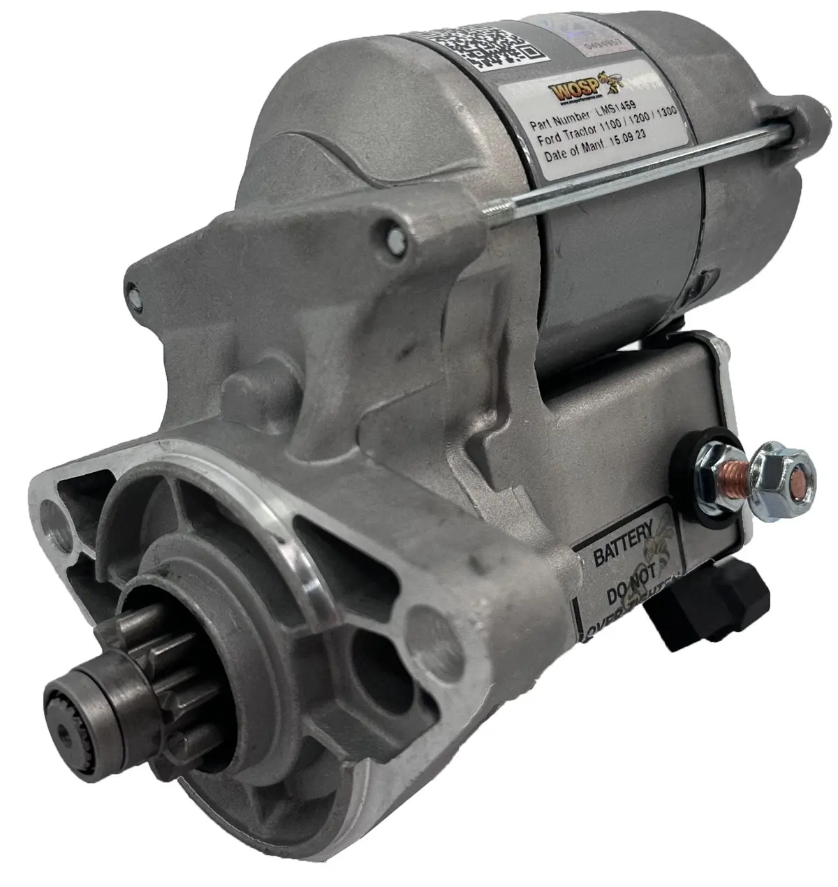 Wosp Lms1459 Starter Motor 12V 1.4Kw Fits Ford Tractor 1100 / 1200 / 1300 High Torque Starter Motor 1