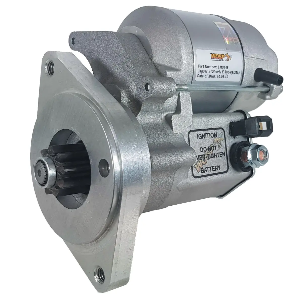 Wosp Lms145 Starter Motor 12V 1.4Kw Fits Jaguar V12 'Early' Manual / Auto High Torque Starter Motor 1