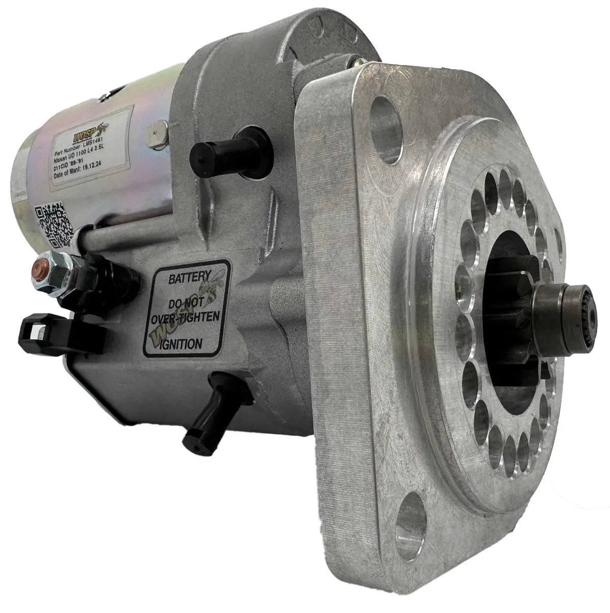 Wosp Lms1461 Starter Motor 12V 2.3Kw Fits Nissan Ud 1100 L4 3.5L 211Cid '89-'91 Super-Duty Starter Motor 1