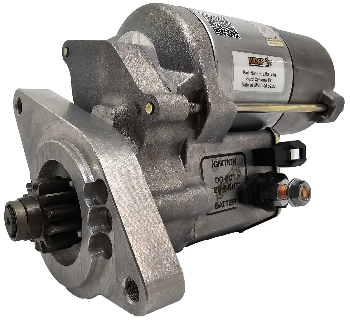Wosp Lms1478 Starter Motor 12V 2Kw Fits Ford Cyclone V6 / Ford Mustang / F-150 & Transit 150 Super-Duty Starter Motor 1