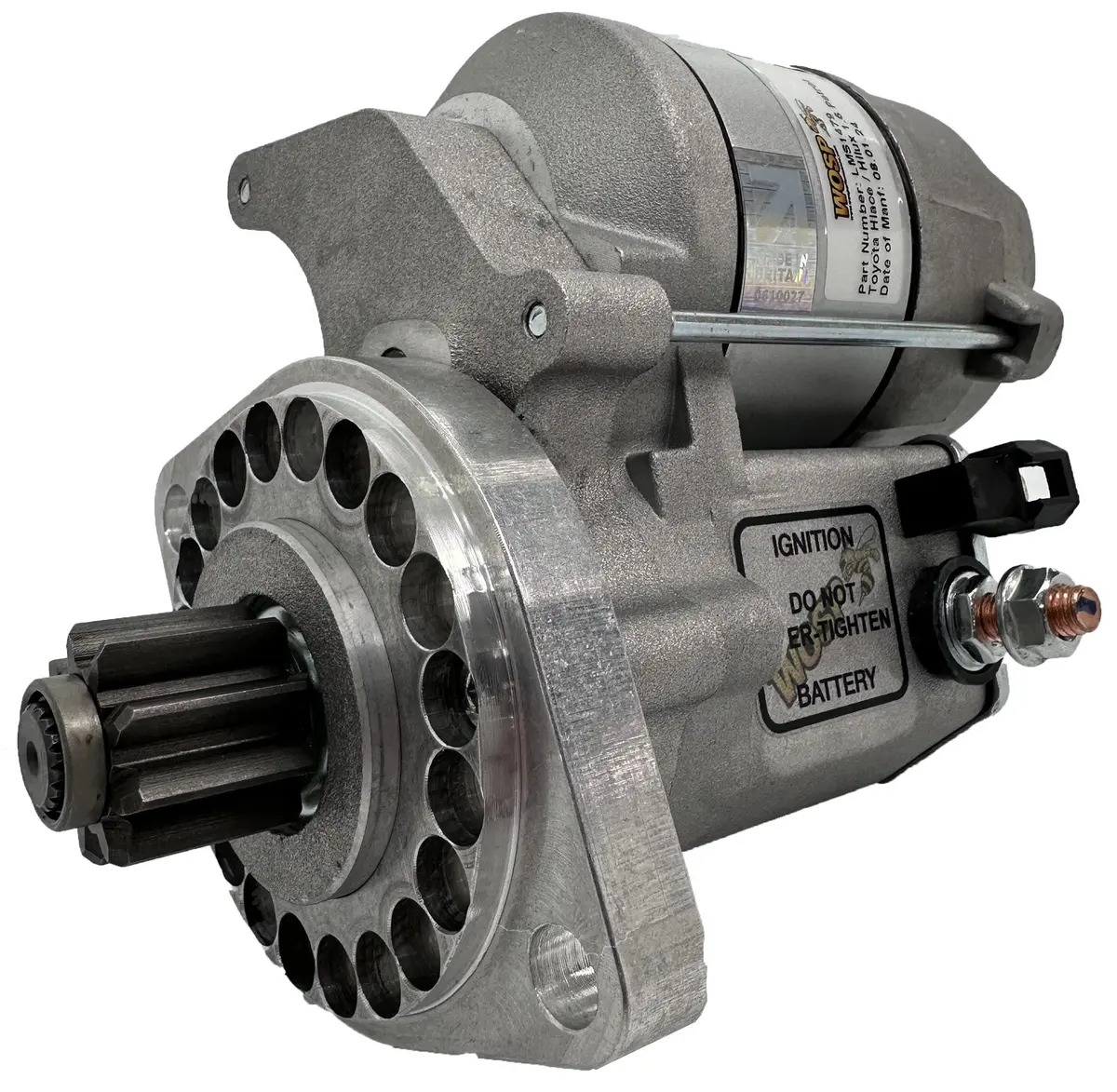 Wosp Lms1479 Starter Motor 12V 1.4Kw Fits Toyota Hiace / Hilux 1.6 Petrol / Rt55 1600Gt / Corona Rt40 High Torque Starter Motor 1