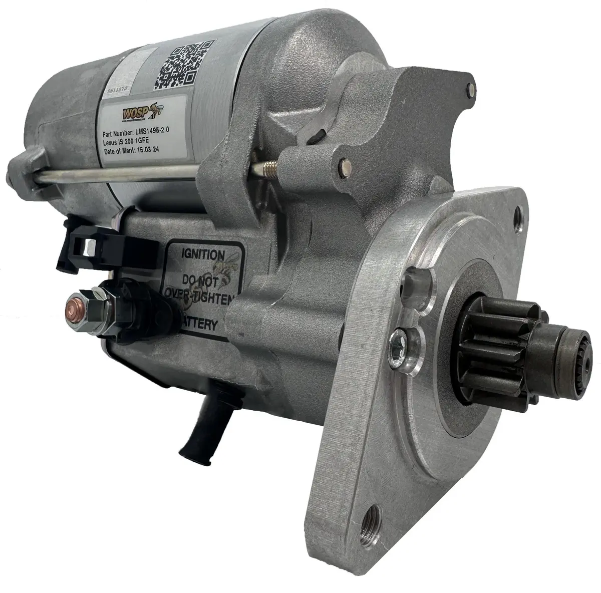 Wosp Lms1495-2.0 Starter Motor 12V 2Kw Fits Lexus Is 200 1Gfe O.E Super-Duty Starter Motor 1