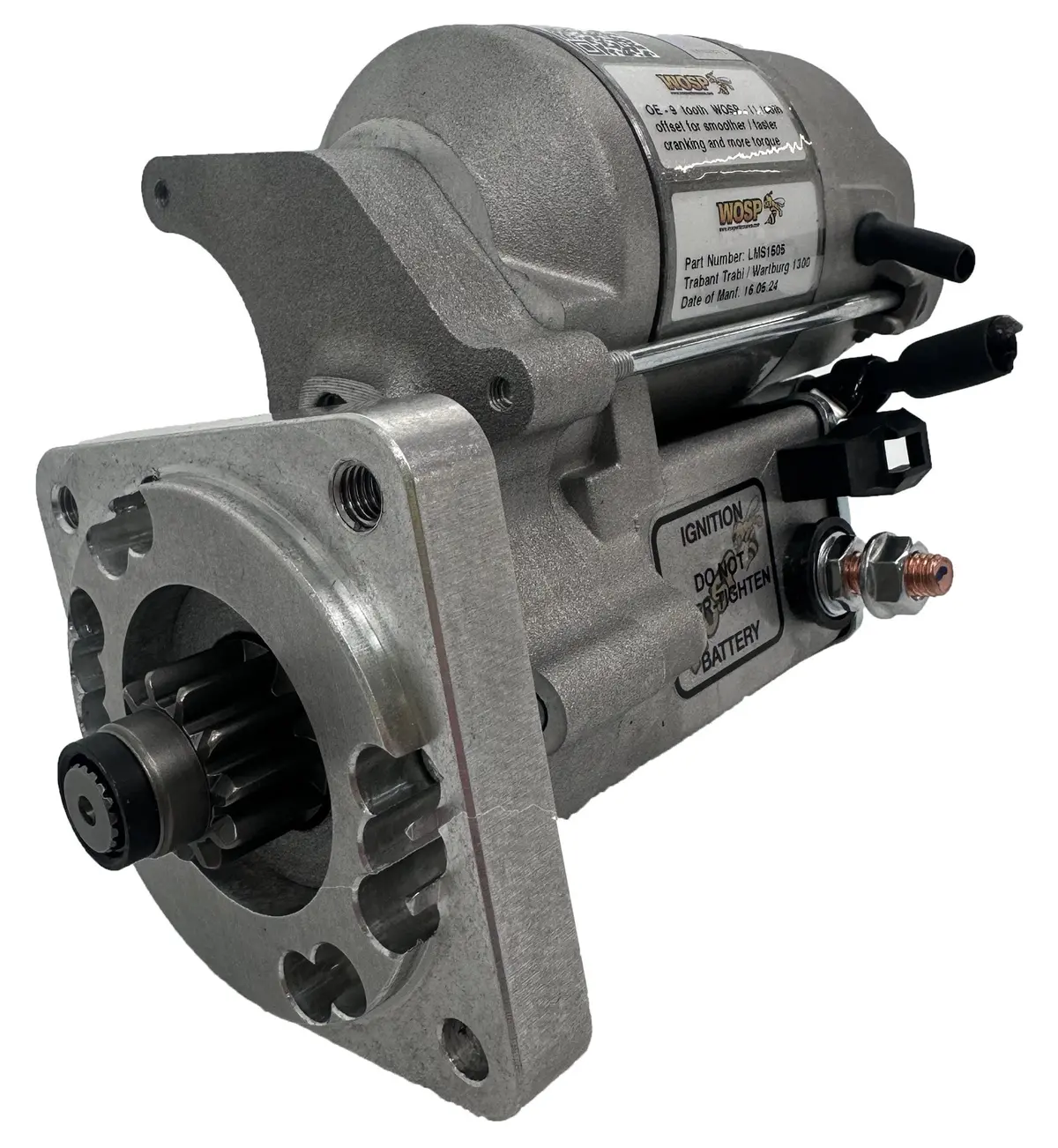 Wosp Lms1505 Starter Motor 12V 1.4Kw Fits Trabant Trabi / Wartburg 1300 High Torque Starter Motor 1