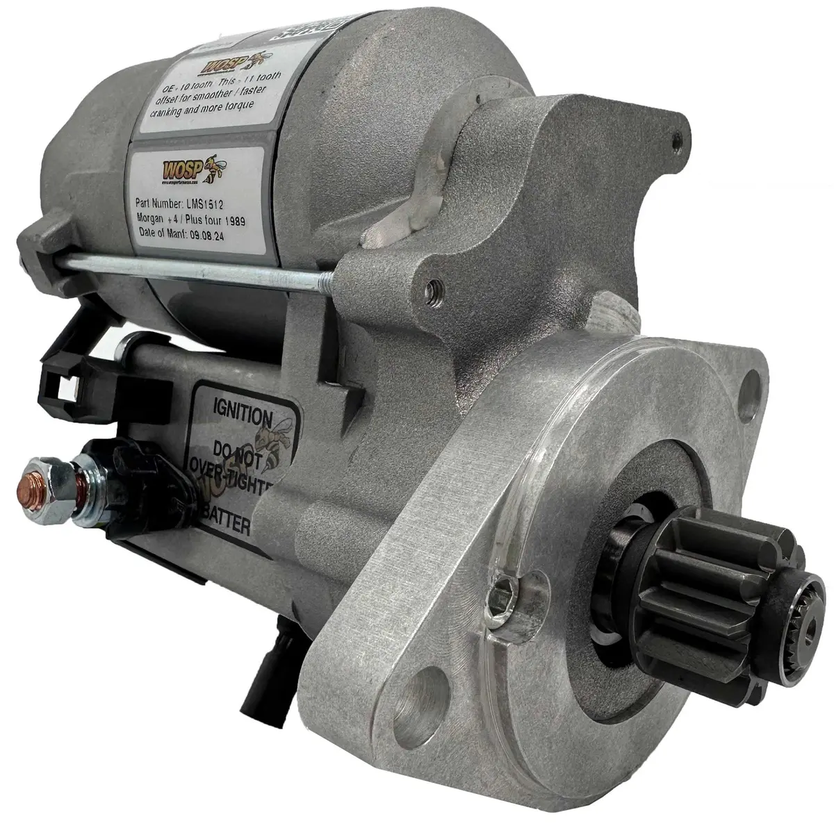 Wosp Lms1512 Starter Motor 12V 1.4Kw Fits Morgan +4 / Plus Four 1989 (Rover M16 Engine & Lt77 Gearbox) High Torque Starter Motor 1