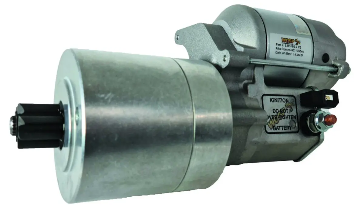 Wosp Lms155-7 Starter Motor 12V 1.4Kw Fits Alfa Romeo 6C 1750Cc (7 Tooth) High Torque Starter Motor 1