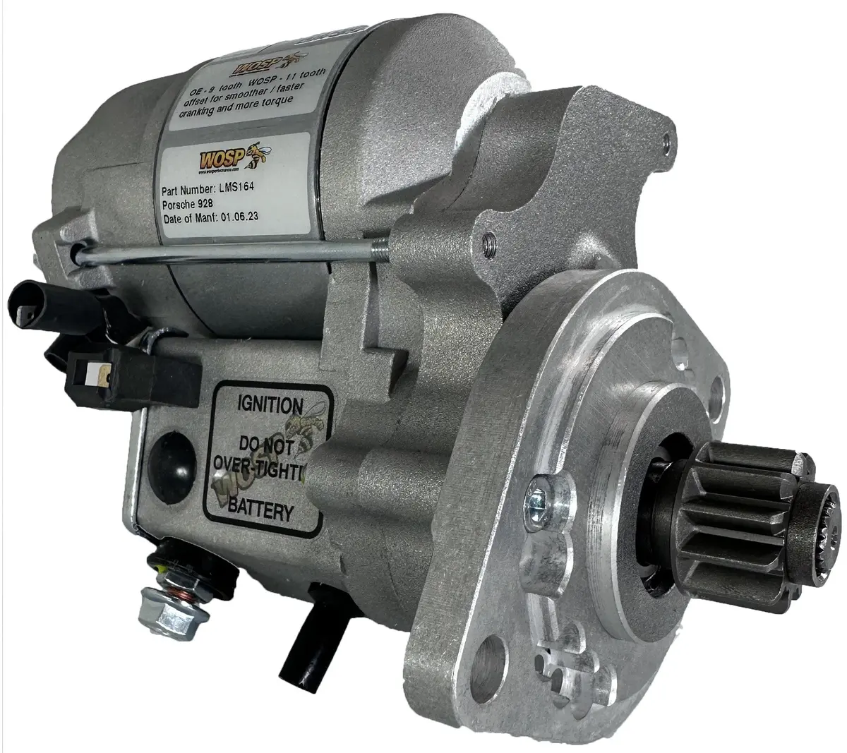 Wosp Lms164 Starter Motor 12V 1.4Kw Fits Mercedes Benz Pullman 600 & S Class 300 / 450 / Porsche 928 High Torque Starter Motor 1