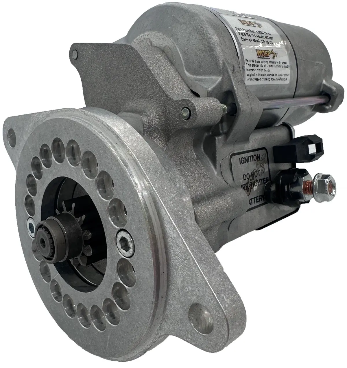 Wosp Lms173-11-2.0 Starter Motor 12V 2Kw Fits Ford V8 'Universal Fitment' Super-Duty Starter Motor (Fits Mustang) 1