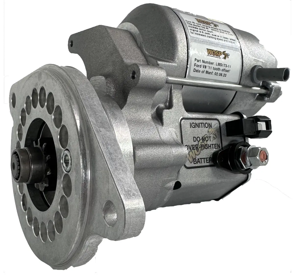Wosp Lms173-11 Starter Motor 12V 1.4Kw Fits Ford V8 'Universal Fitment' High Torque Starter Motor (Fits Mustang) 1