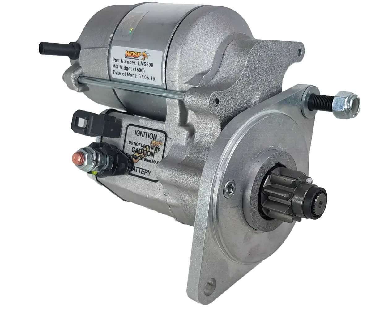 Wosp Lms209 Starter Motor 12V 1.4Kw Fits Mg Midget 1500 High Torque Starter Motor 1