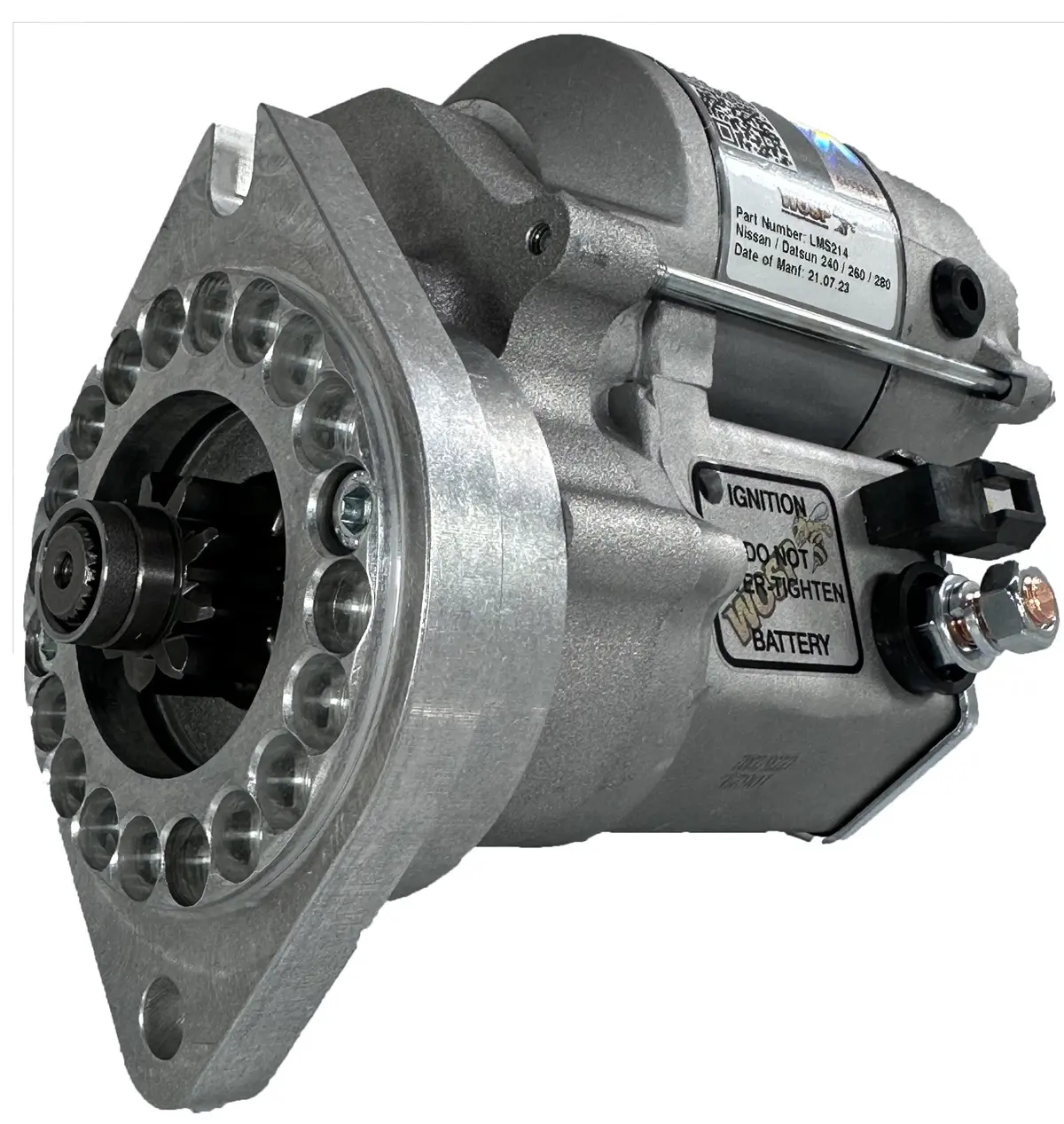 Wosp Lms214 Starter Motor 12V 1.4Kw Fits Nissan 240 / 260 / 280 (Rh Terminals) High Torque Starter Motor 1