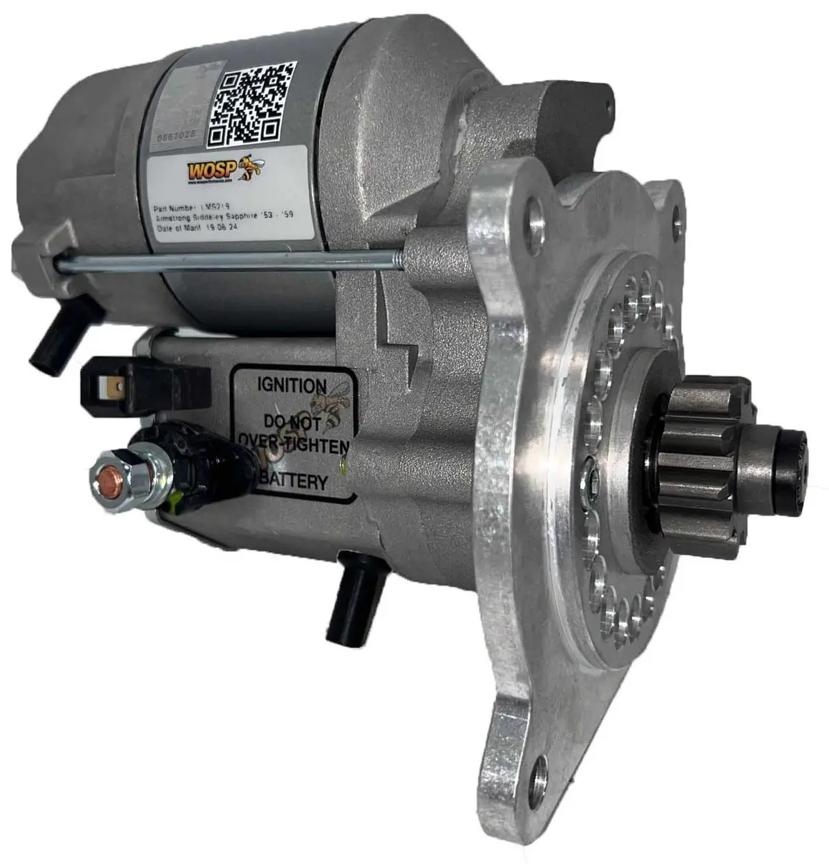 Wosp Lms219 Starter Motor 12V 1.4Kw Fits Humber / Lea Francis / Morris 'Various' High Torque Starter Motor 1
