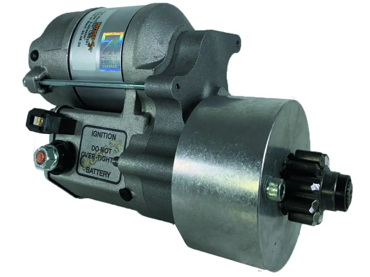 Wosp Lms231-10-Short Starter Motor 12V 1.2Kw Fits Morgan 3 Wheeler High Torque Starter Motor (10 Tooth / Short Type / Jap V-Twin) 1