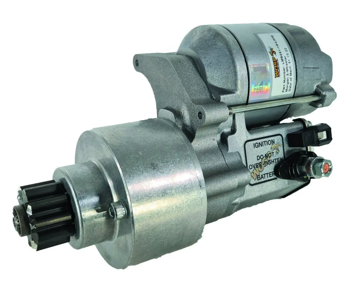 Wosp Lms231-9-Long Starter Motor 12V 1.2Kw Fits Morgan 3 Wheeler High Torque Starter Motor (9 Tooth / Long Type / Matchless Mx4) 1