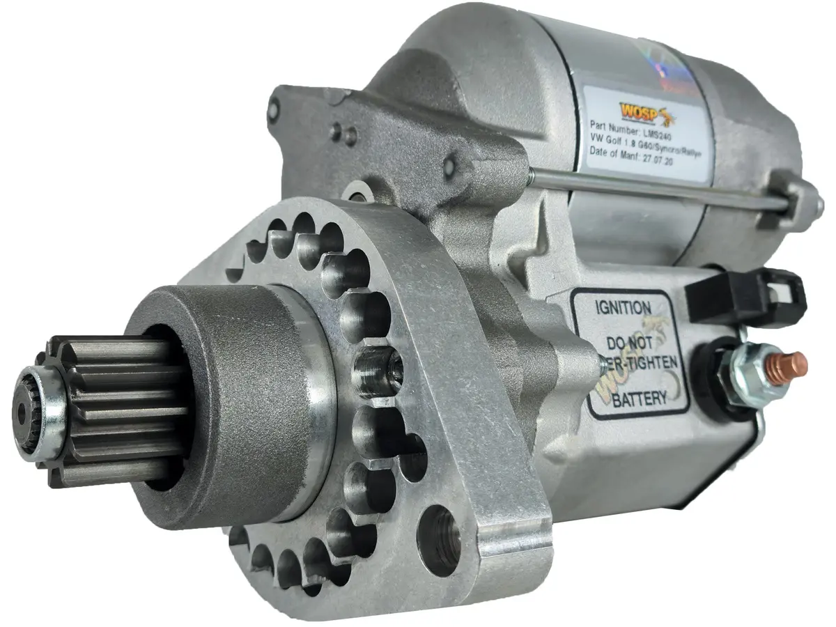 Wosp Lms240 Starter Motor 12V 1.4Kw Fits Audi / Ford / Seat / Volkswagen 1.6 / 1.8 / 2.0 /2.8 'Various' High Torque Starter Motor 1
