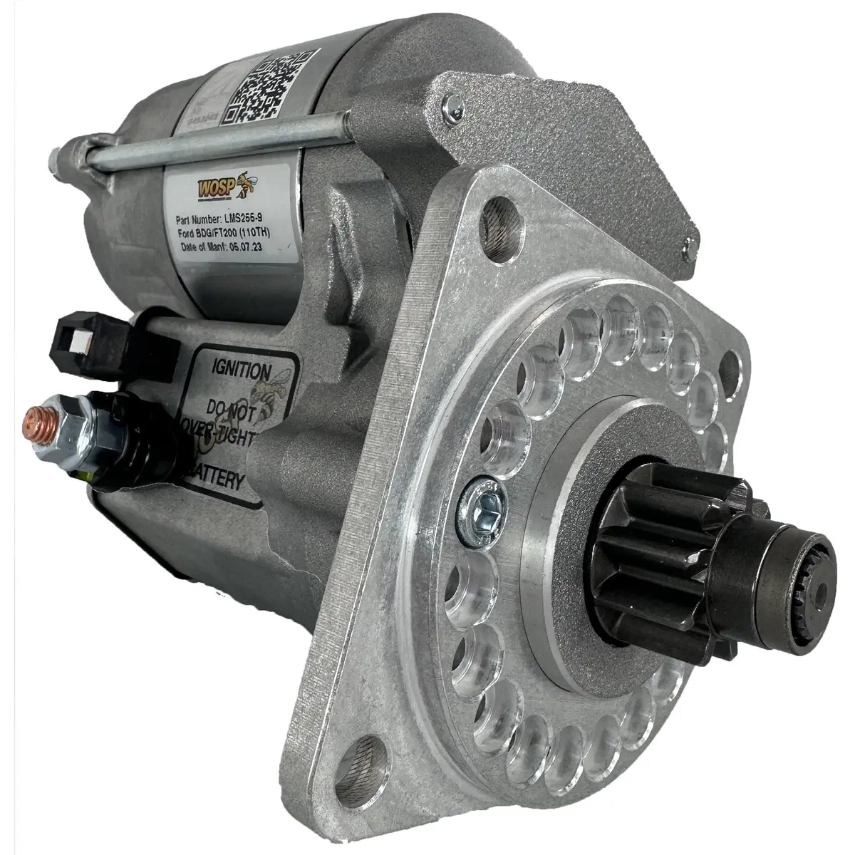 Wosp Lms255 Starter Motor 12V 1.4Kw Fits Ford Bda / Bdg - Hewland Transmission 'Type 1' High Torque Starter Motor 1