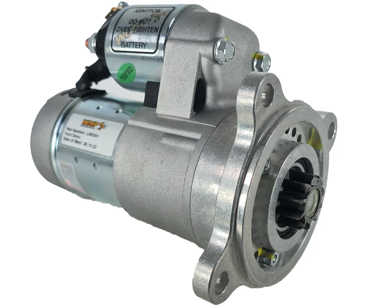 Wosp Lms261 Starter Motor 12V 1.4Kw Fits Ford Cosworth / Cvh / Zetec - Rs Bellhousing Slimline Starter Motor 1