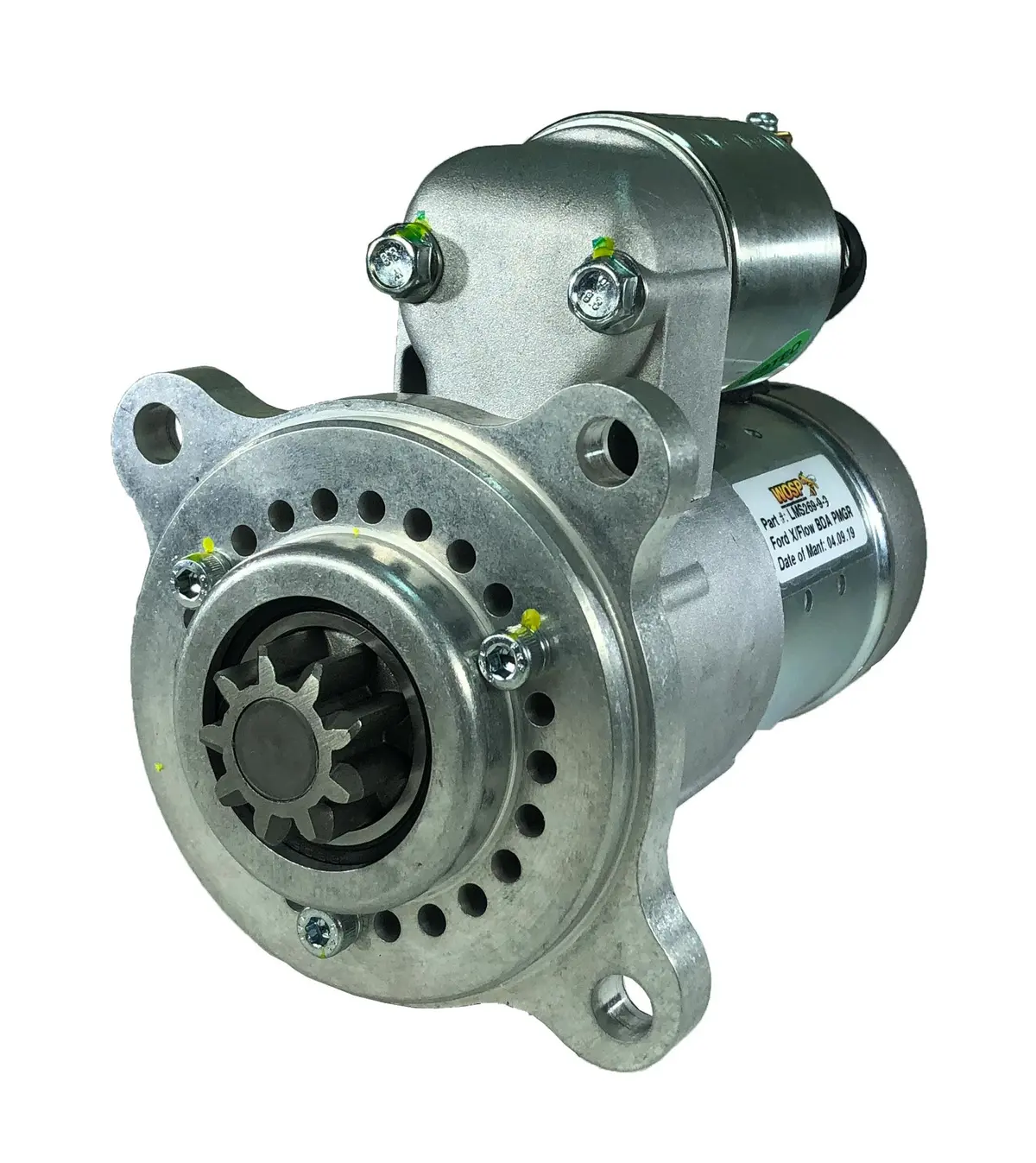 Wosp Lms269-9-3 Starter Motor 12V 1.4Kw Fits Ford Crossflow / Kent / Bda (110 Tooth Ring Gear) 9 Tooth / 3 Bolt Slimline Starter Motor 1