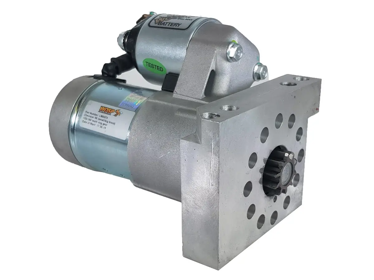 Wosp Lms273 Starter Motor 12V 1.4Kw Fits Chevrolet V8 & Straight 6 Parallel Hole Pad Mount Slimline Starter Motor 1