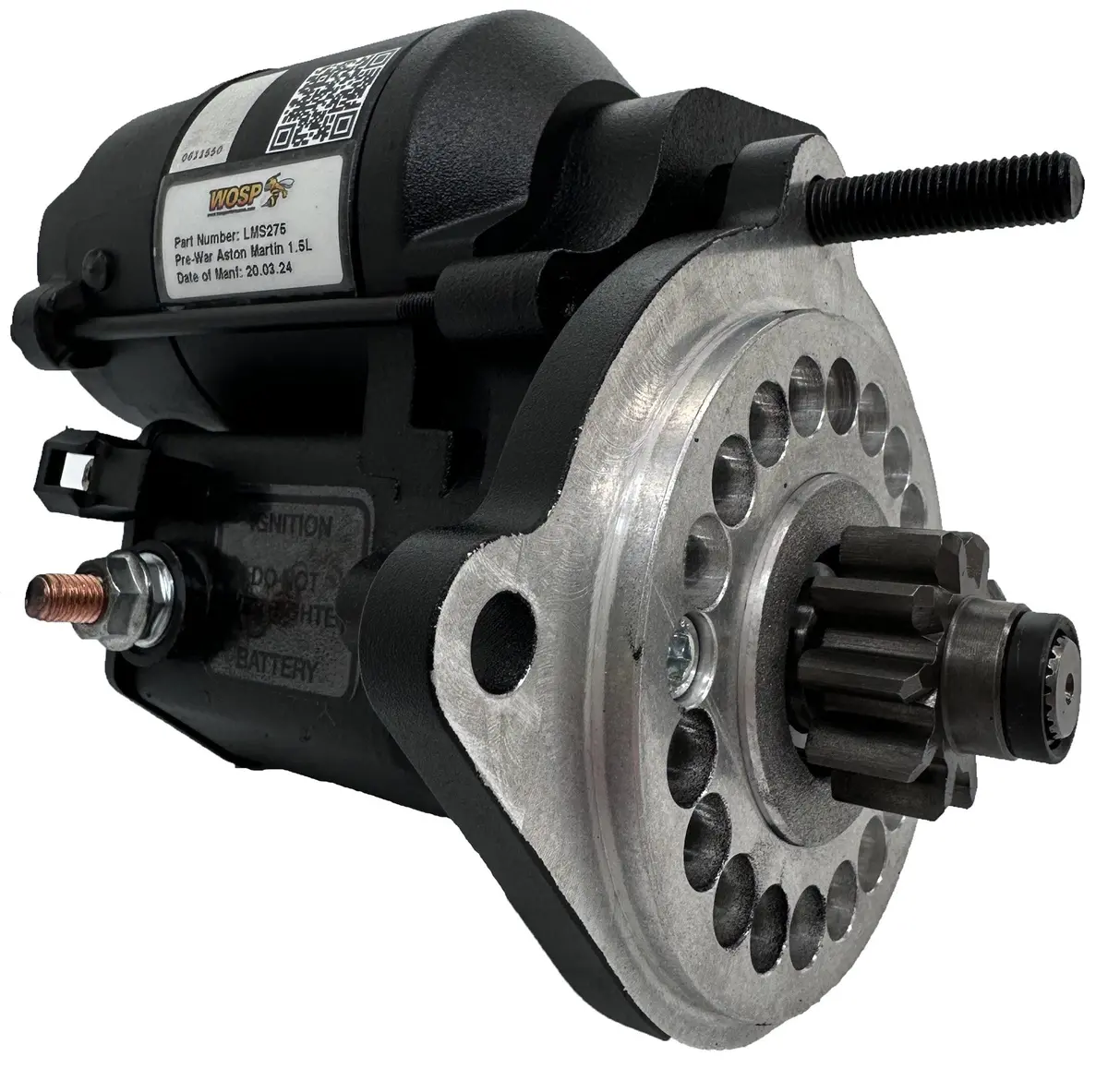 Wosp Lms275 Starter Motor 12V 1.4Kw Fits Aston Martin Pre - War 1.5L High Torque Starter Motor 1