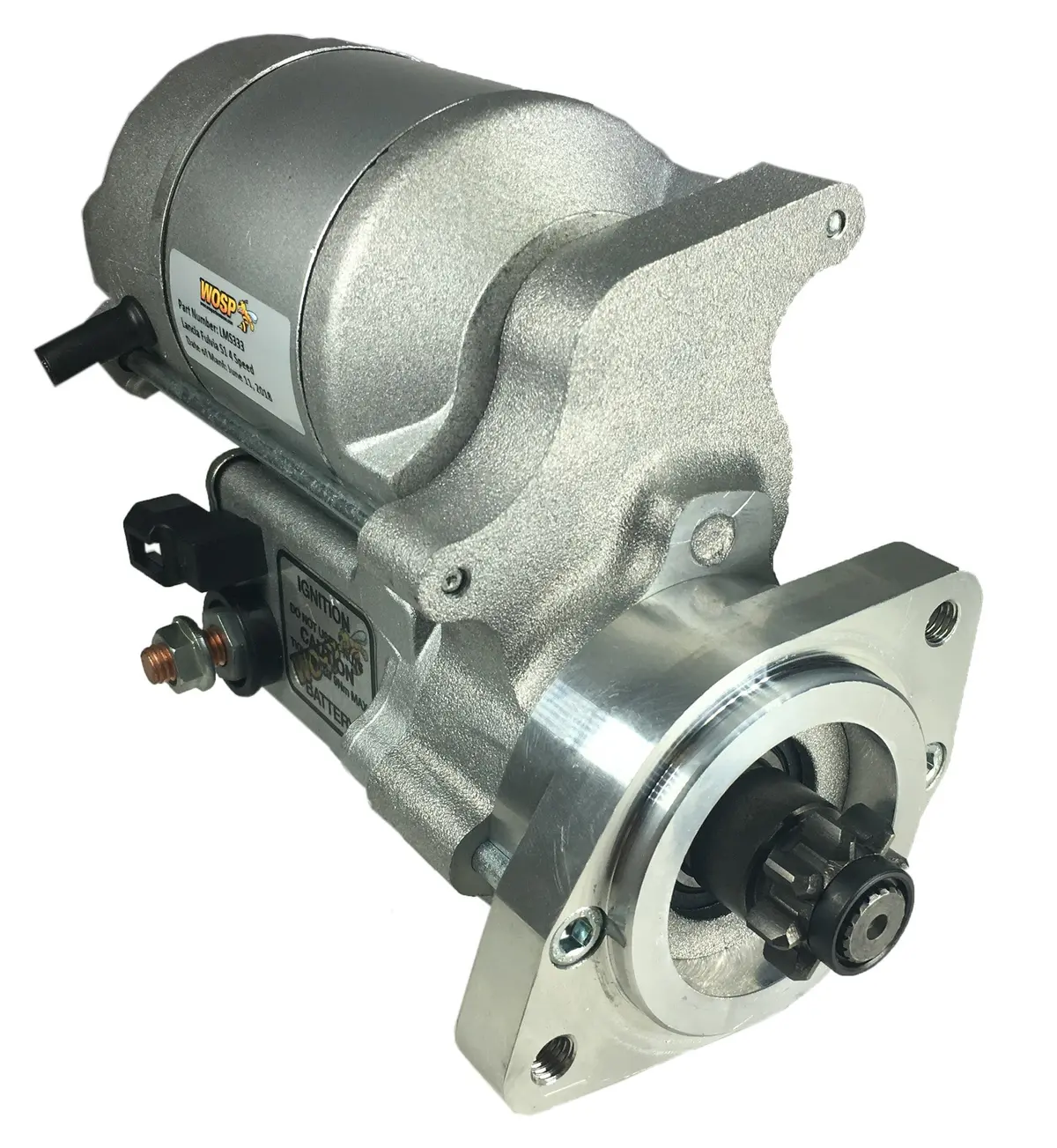 Wosp Lms333 Starter Motor 12V 1.4Kw Fits Lancia Flavia 'Early' & Fulvia S1 (4 Speed) High Torque Starter Motor 1