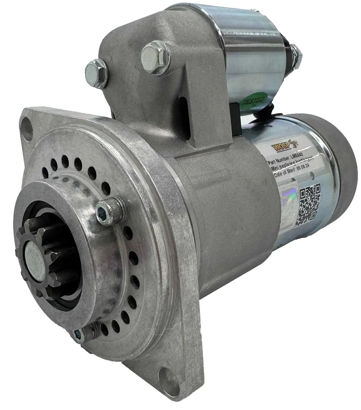 Wosp Lms342 Starter Motor 12V 1.4Kw Fits Mini (Replacing Inertia Type) Slimline Starter Motor 1