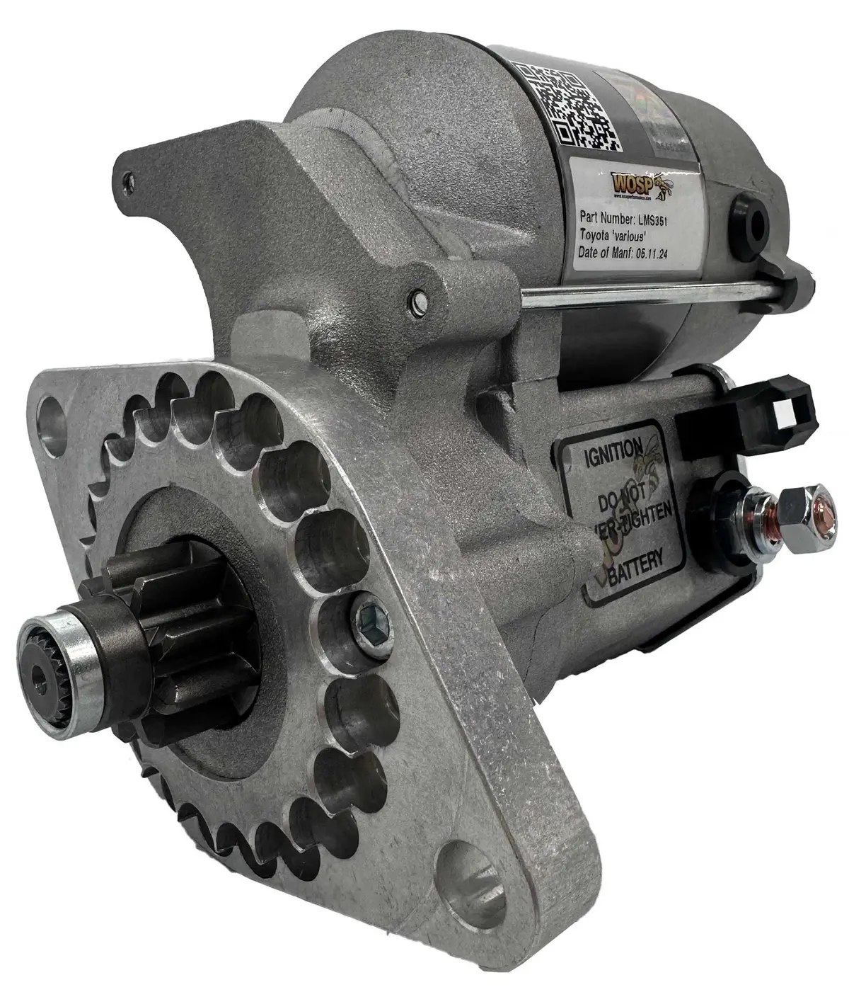 Wosp Lms351 Starter Motor 12V 1.4Kw Fits Toyota Celica / Cressia 2.0L / Hiace 1.6 & 2.0L High Torque Starter Motor 1