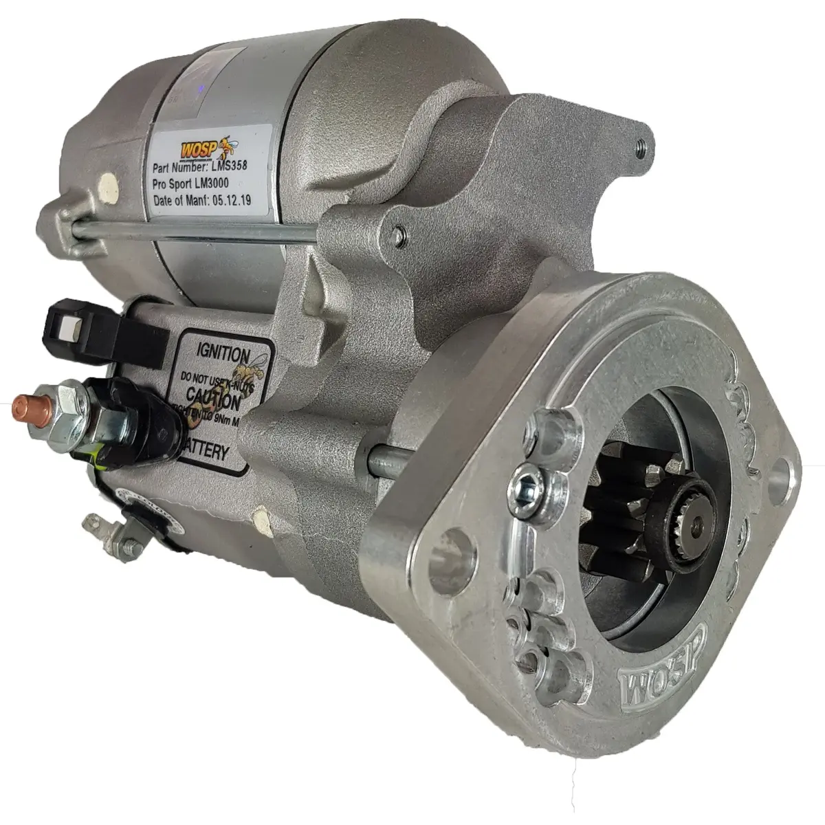 Wosp Lms358 Starter Motor 12V 1.4Kw Fits Pro Sport Lm3000 High Torque Starter Motor 1