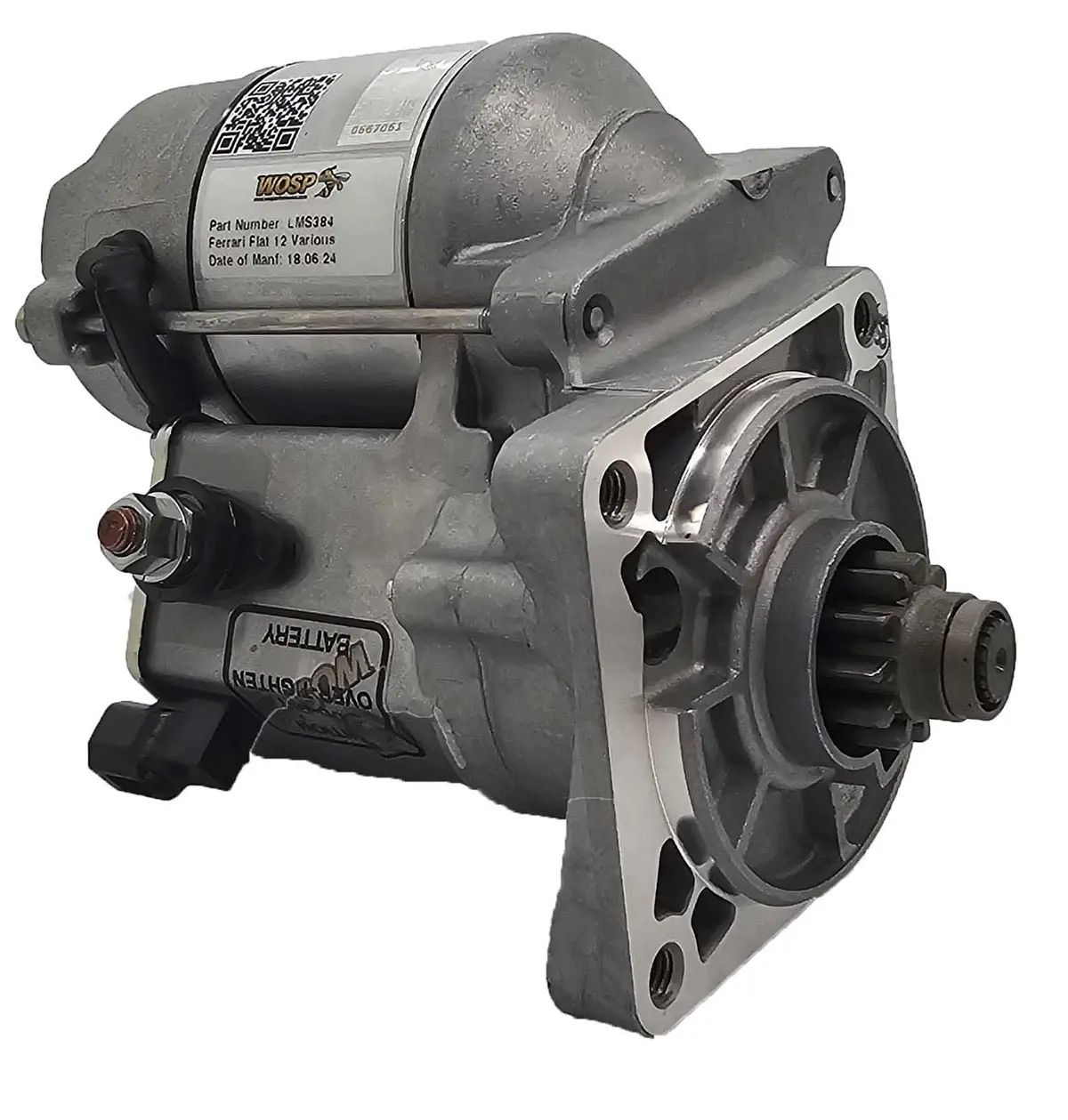 Wosp Lms384 Starter Motor 12V 1.4Kw Fits Ferrari Flat 12 'Various' High Torque Starter Motor 1