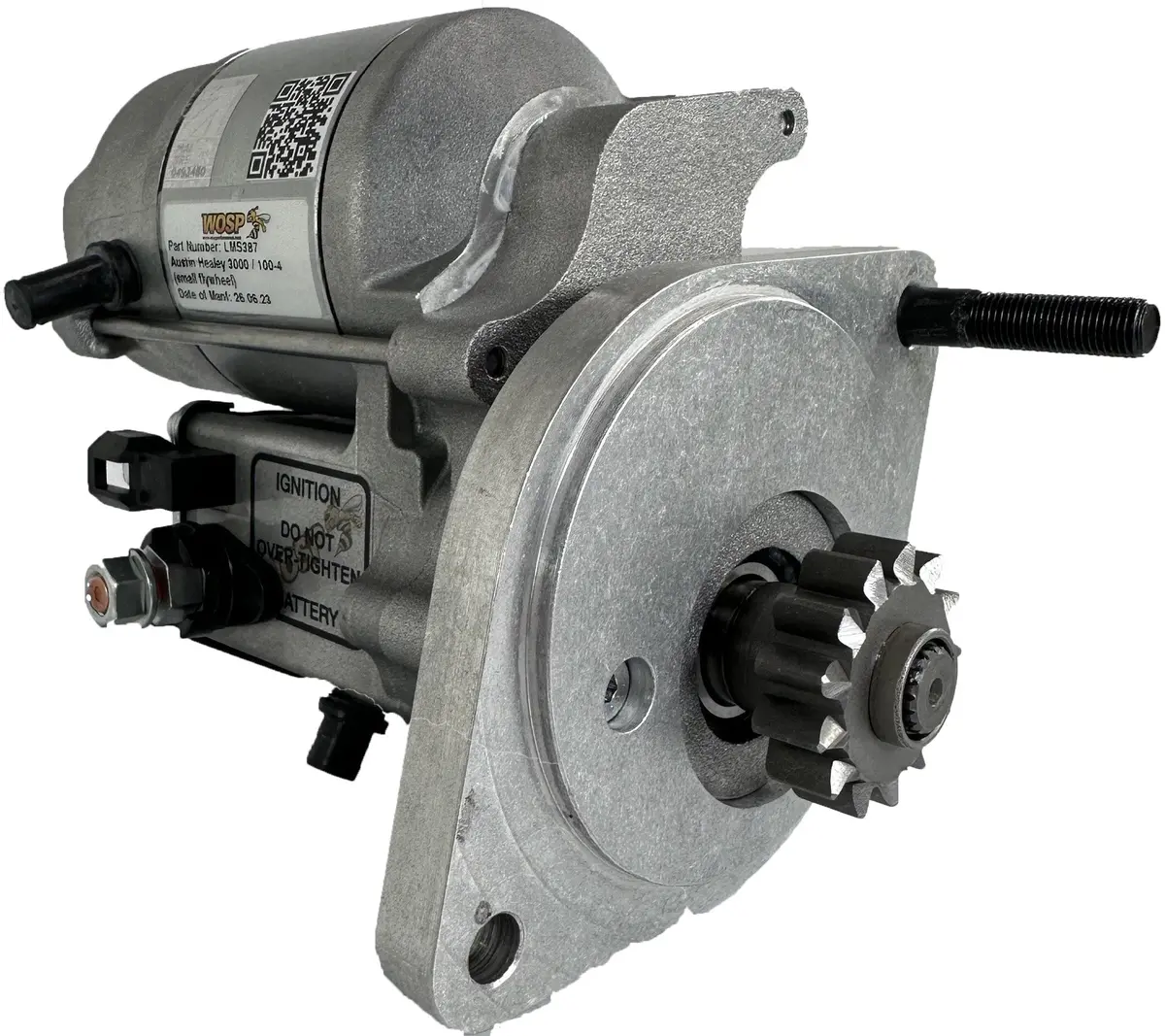 Wosp Lms387 Starter Motor 12V 1.4Kw Fits Austin Healey 3000 / 100-4 (Small Flywheel) High Torque Starter Motor 1
