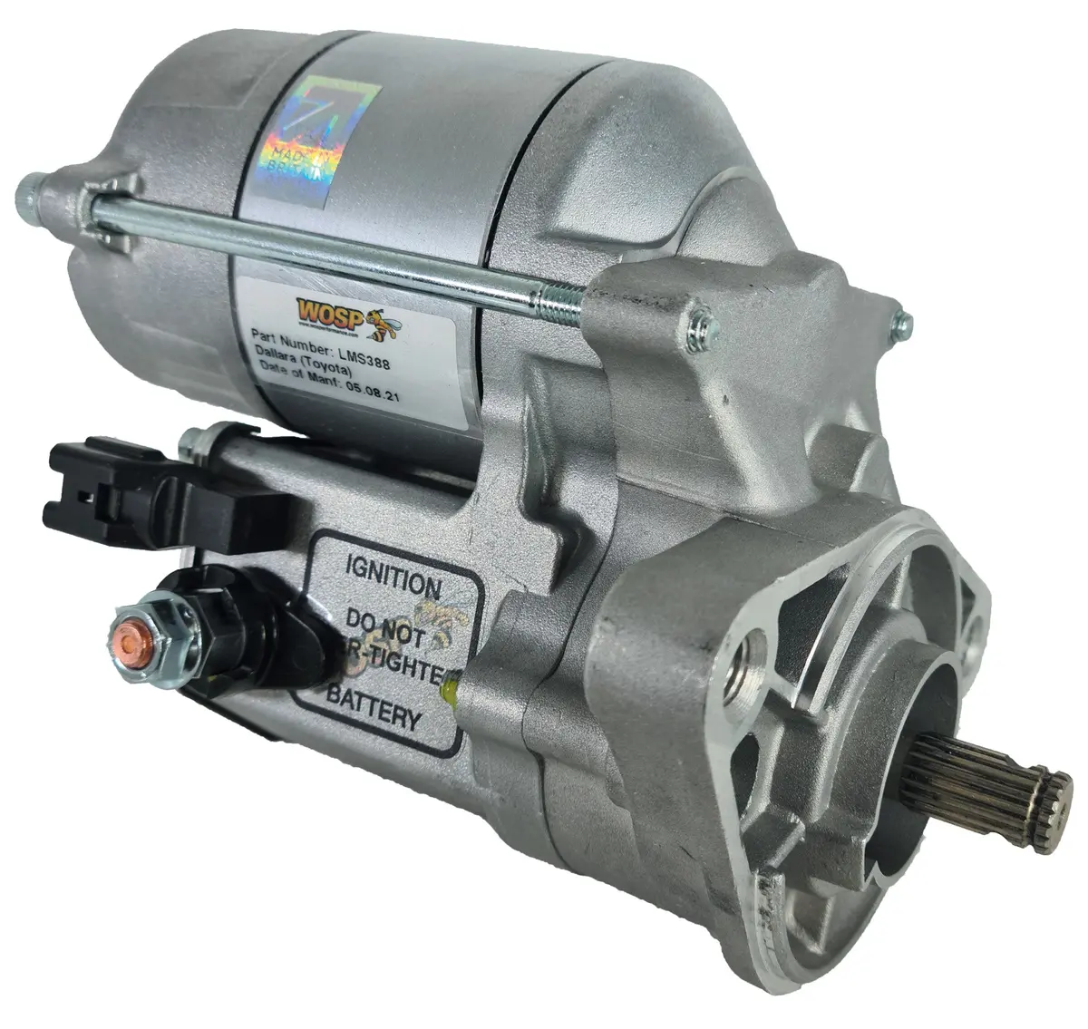 Wosp Lms388 Starter Motor 12V 1.4Kw Fits Dallara F3000 (Toyota) High Torque Starter Motor 1