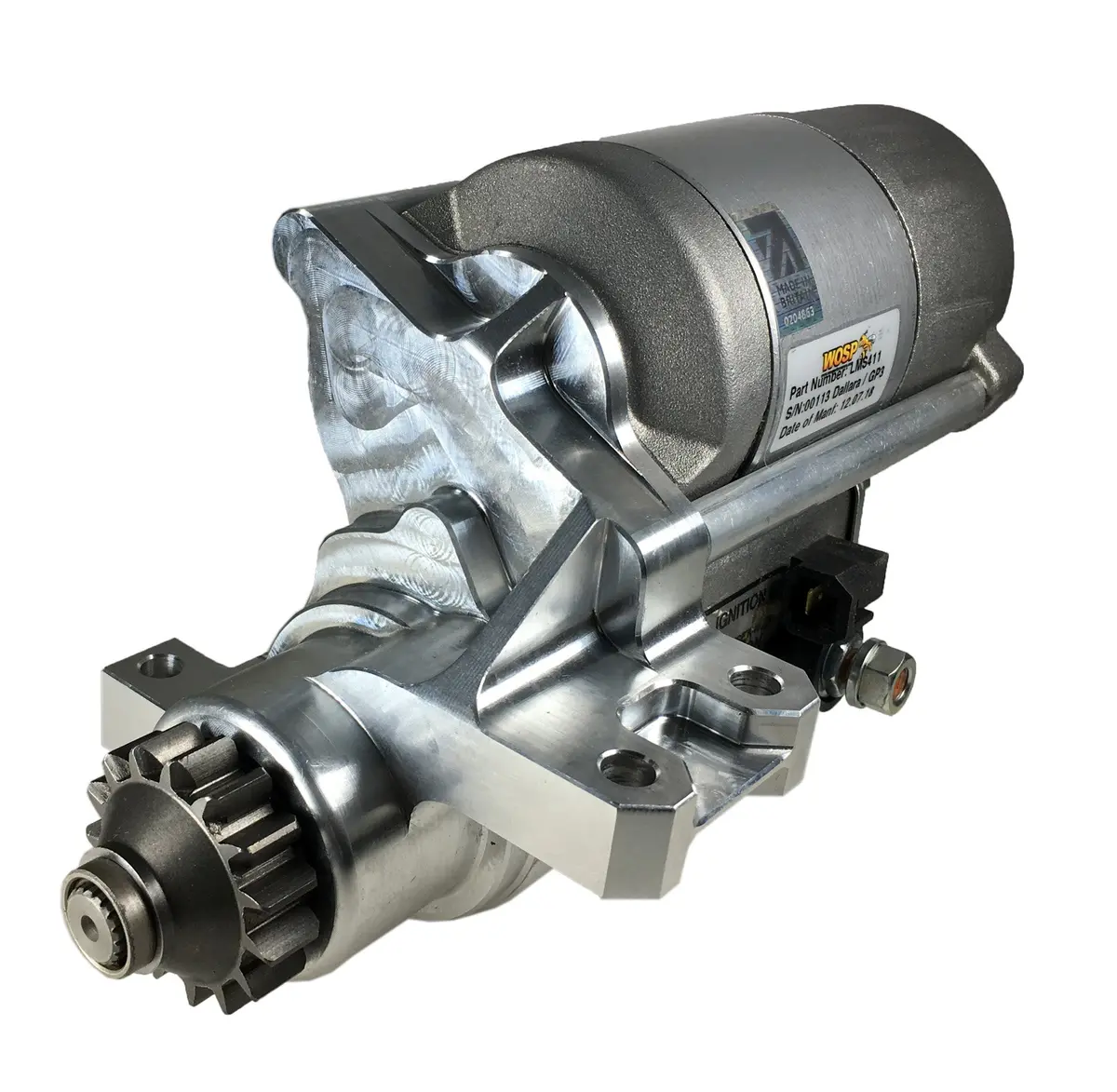 Wosp Lms411 Starter Motor 12V 2Kw Fits Dallara / Renault Formula World Series / Gp3 High Torque Starter Motor 1