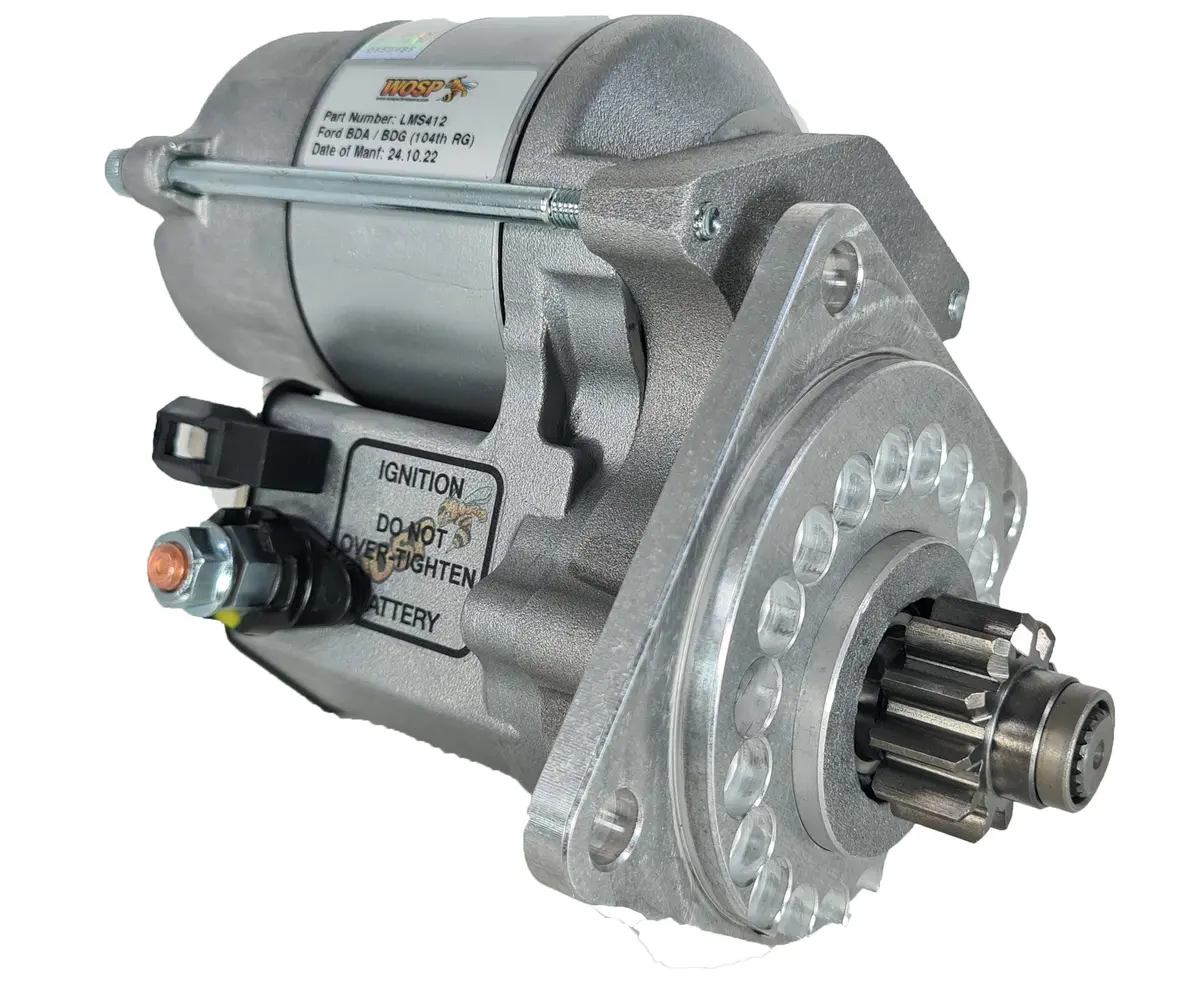 Wosp Lms412 Starter Motor 12V 1.4Kw Fits Ford Bda / Bdg - Hewland Transmission 'Type 3' High Torque Starter Motor 1