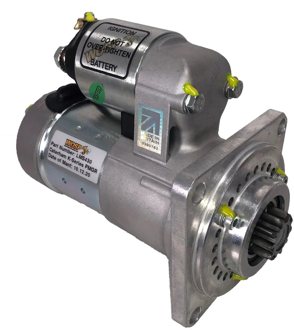 Wosp Lms430 Starter Motor 12V 1.4Kw Fits Caterham K-Series Slimline Starter Motor 1