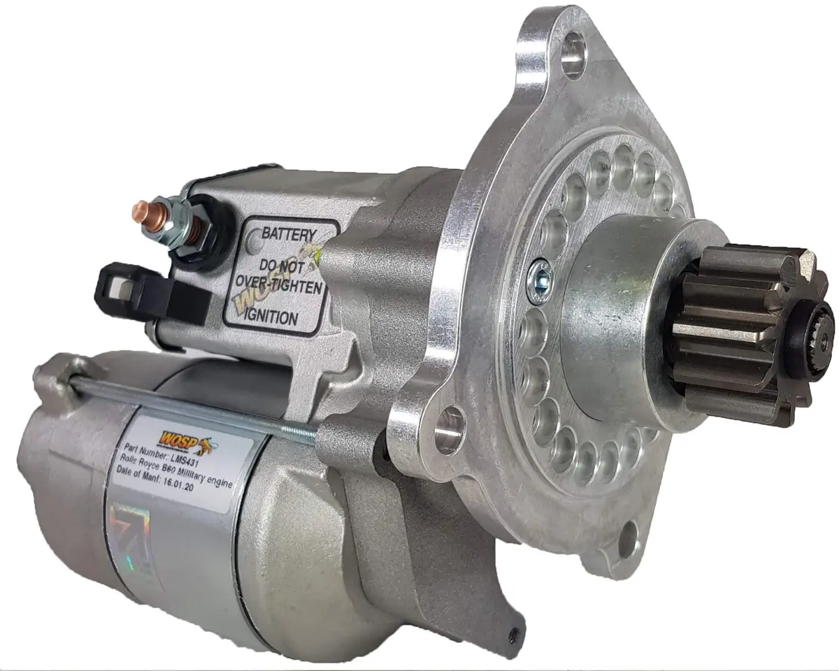 Wosp Lms431 Starter Motor 12V 1.4Kw Fits Rolls Royce B40 / B60 / B80 High Torque Starter Motor 1