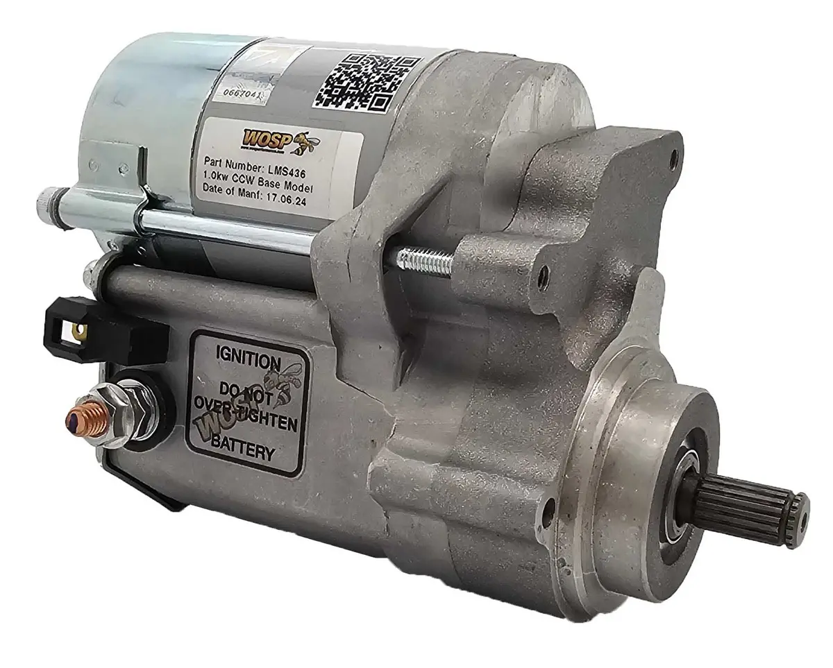 Wosp Lms436 Starter Motor 12V 1Kw Fits 1.0Kw Counterclockwise Base Model 12V High Torque Starter Motor 1